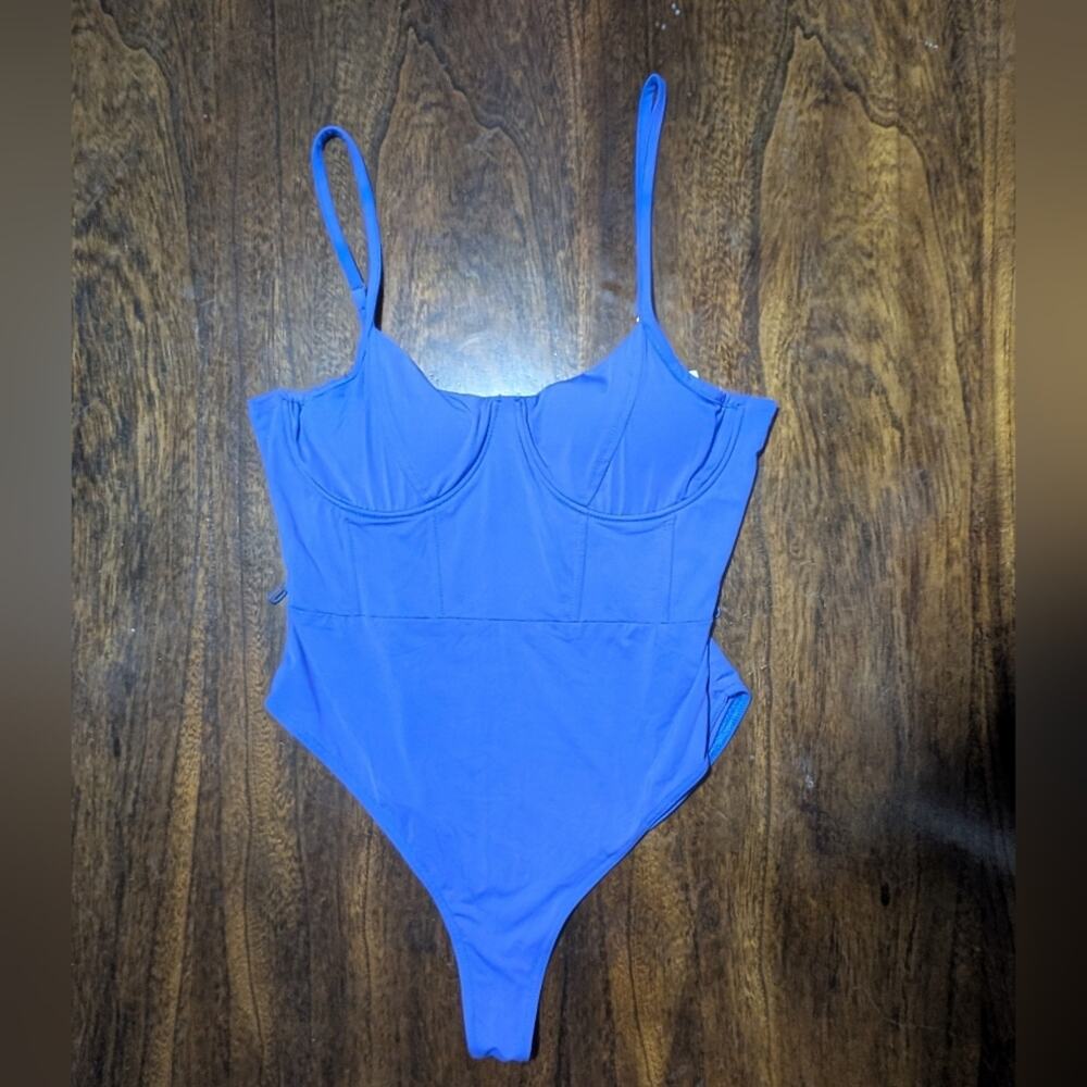 Kittenish Blue One-Piece Swimsuit
